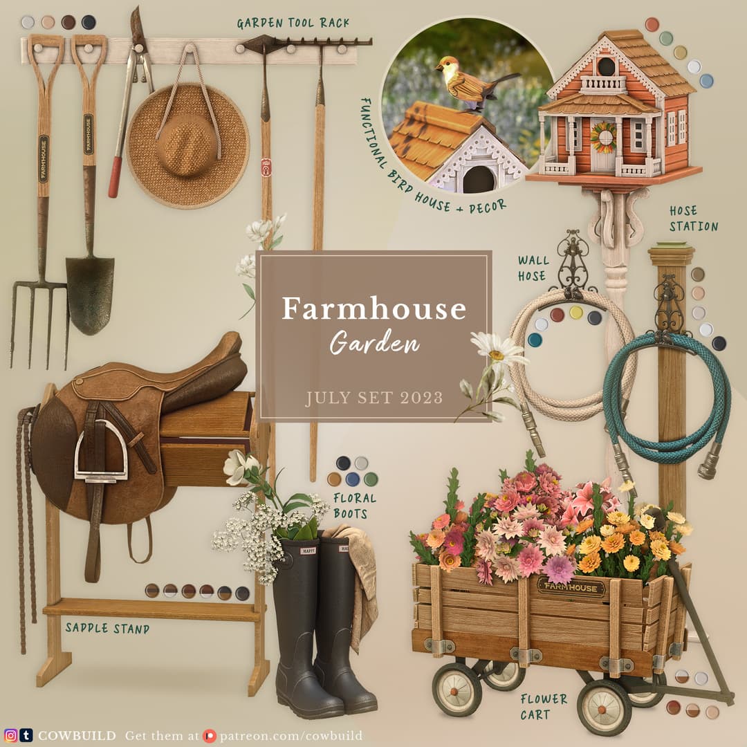 Скриншот мода Набор для фермы Farmhouse Garden